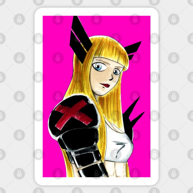 magik inferno, mutant in house of x Sticker by jorge_lebeau